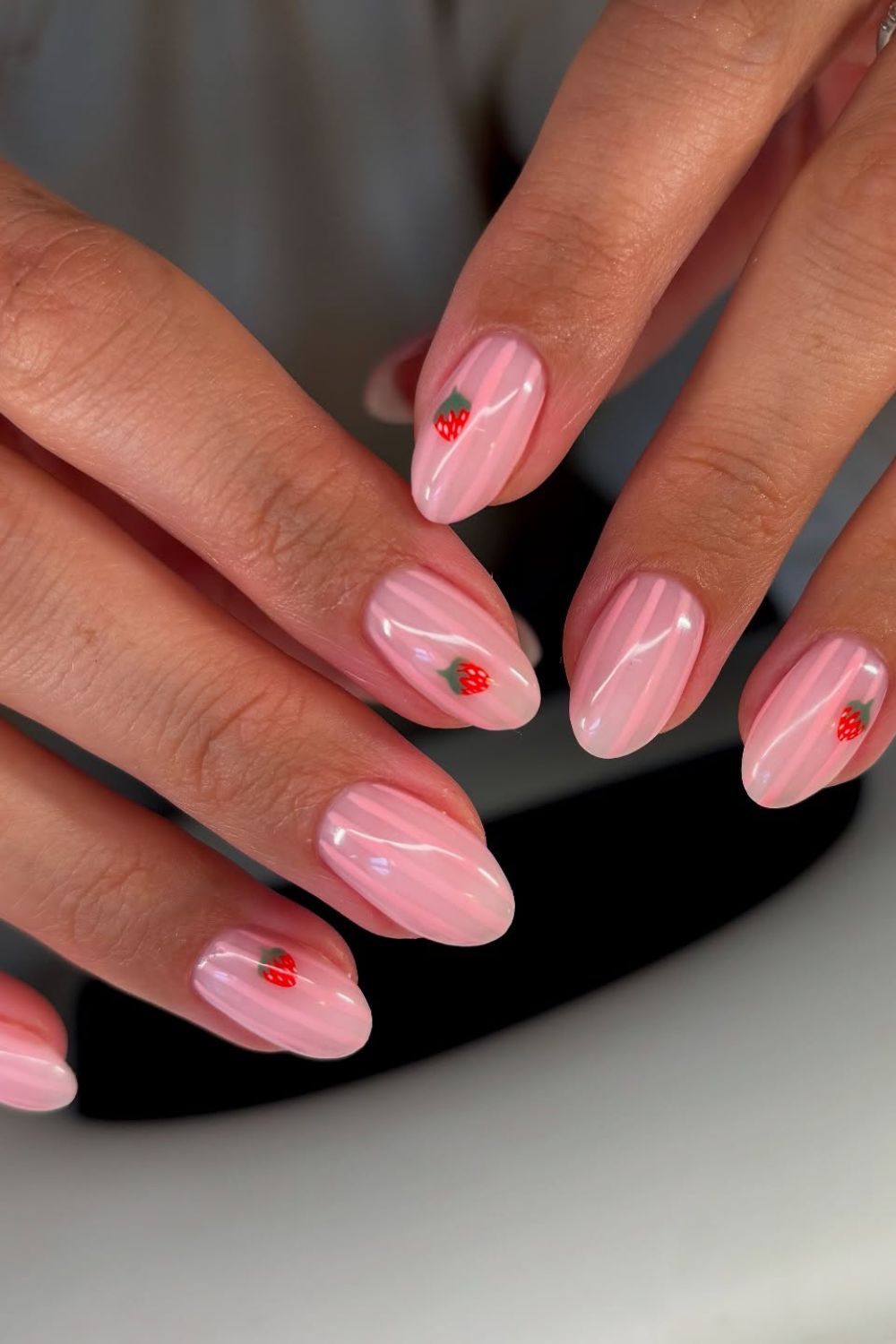 Strawberry Stripe Shine