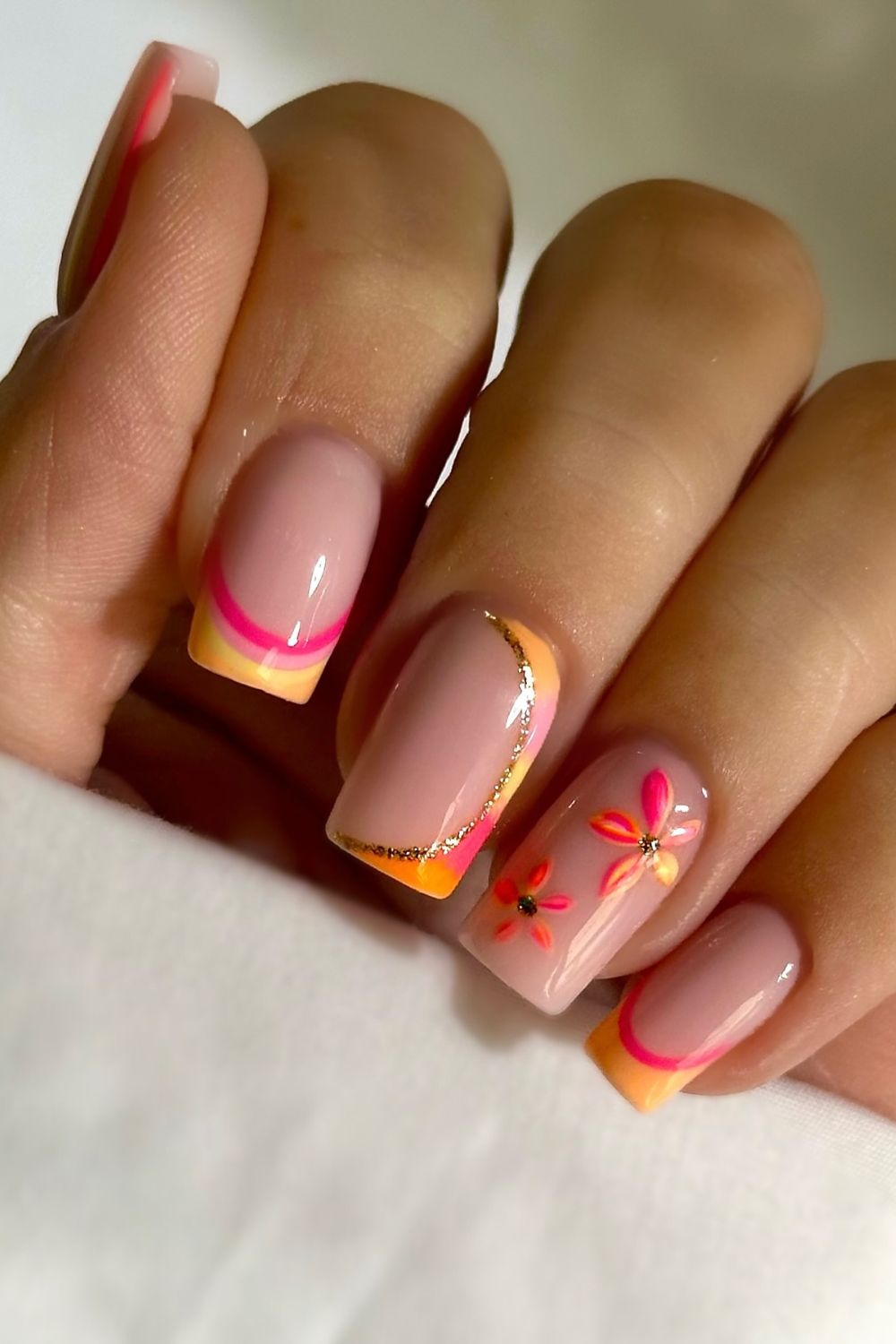 Sunset Floral French