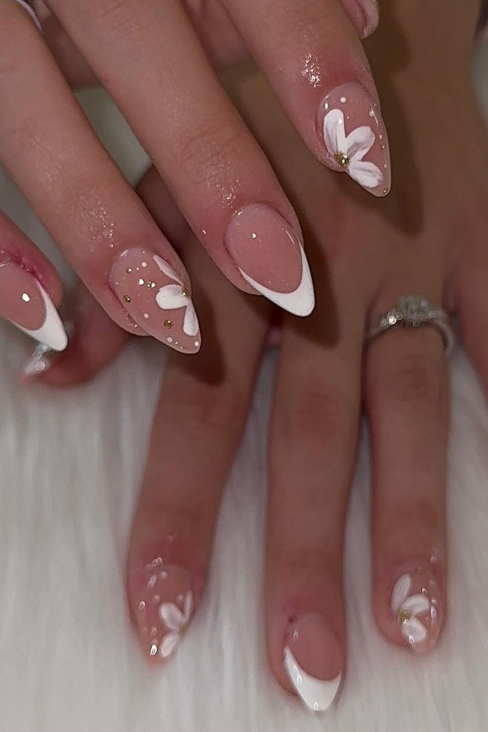 Golden Floral Detail