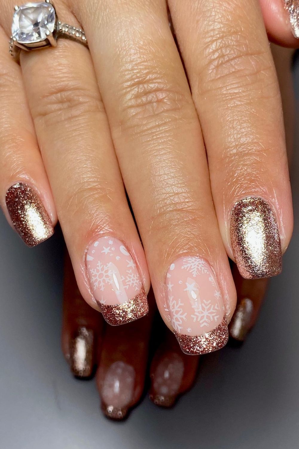 Snowflake Sparkle Tips