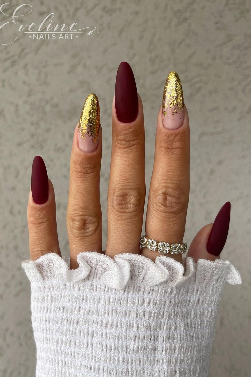 Crimson Gold Glam