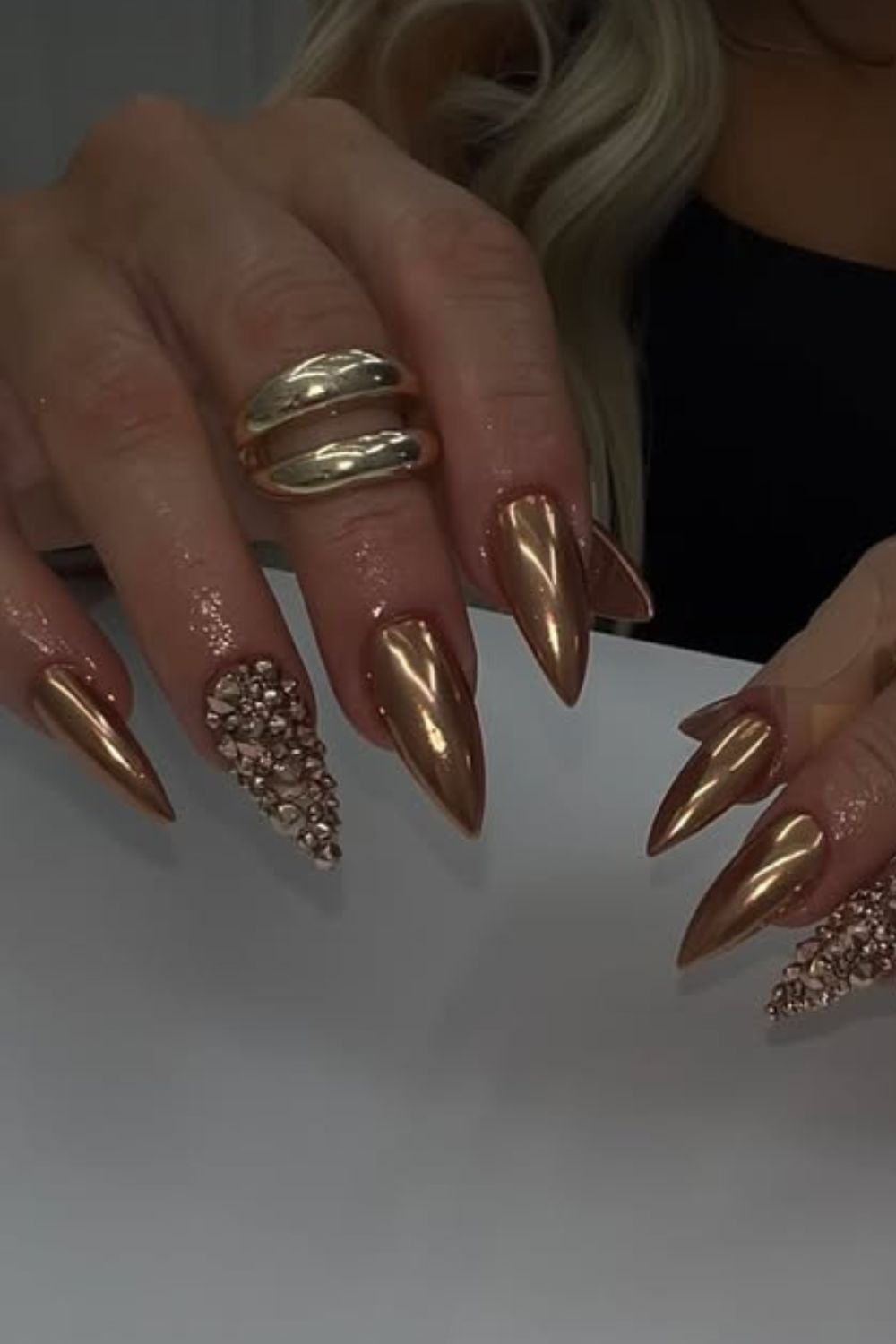 Rhinestone Drama Chrome