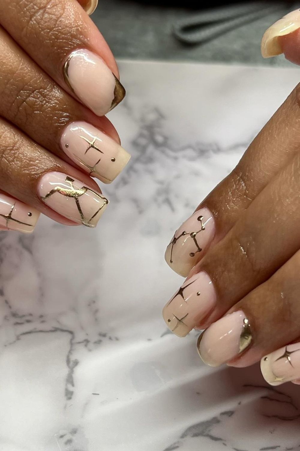 Soft Gold Constellation