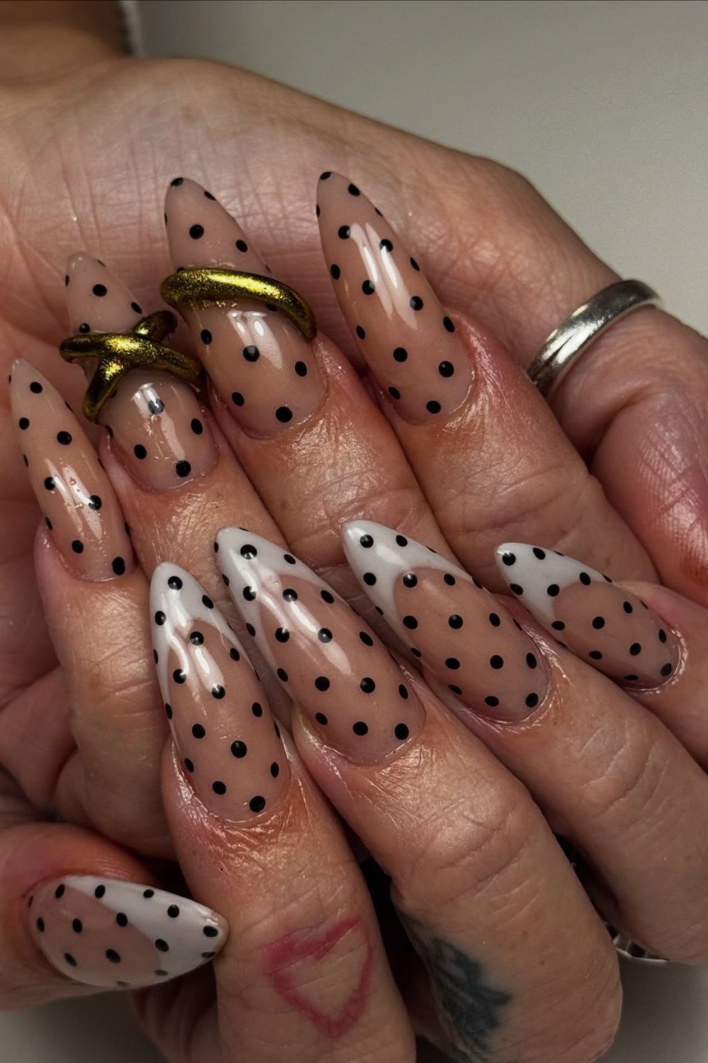 Playful Polka Contrast