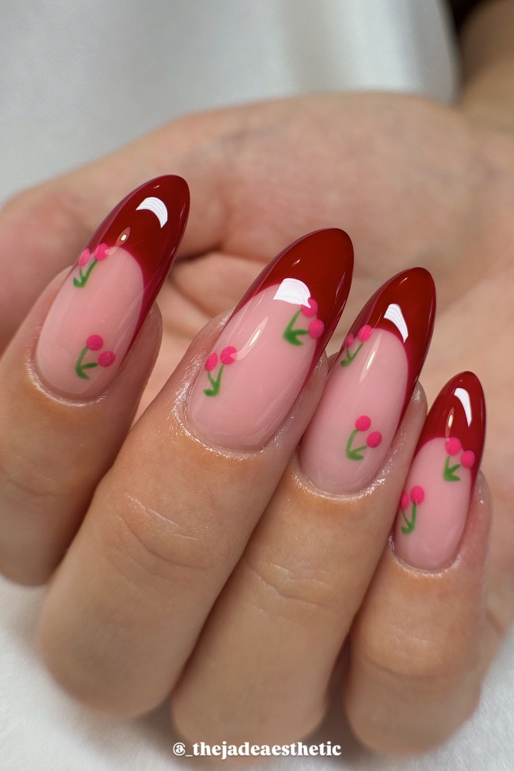 Glossy Cherry Blooms