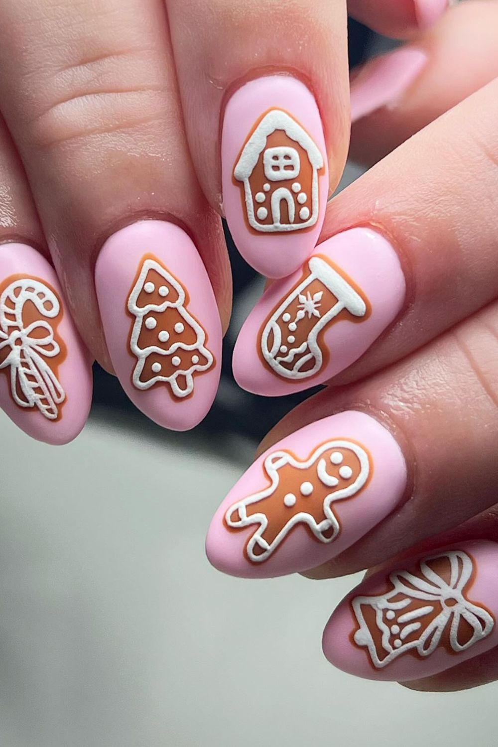Frosted Pink Cookies