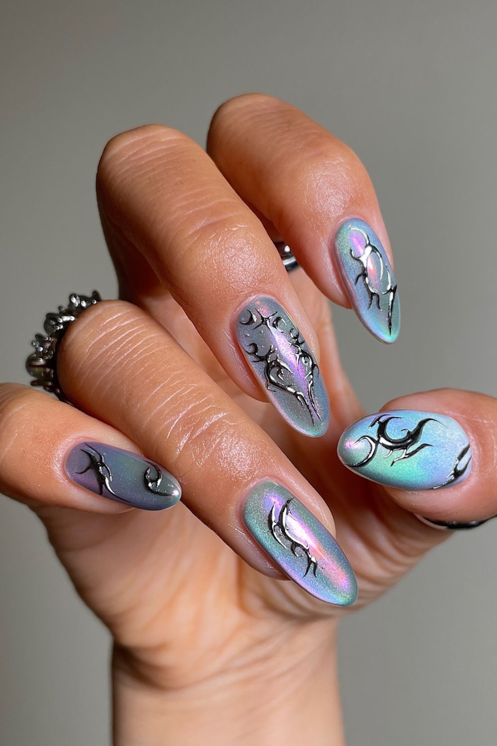 Iridescent Chrome Detail