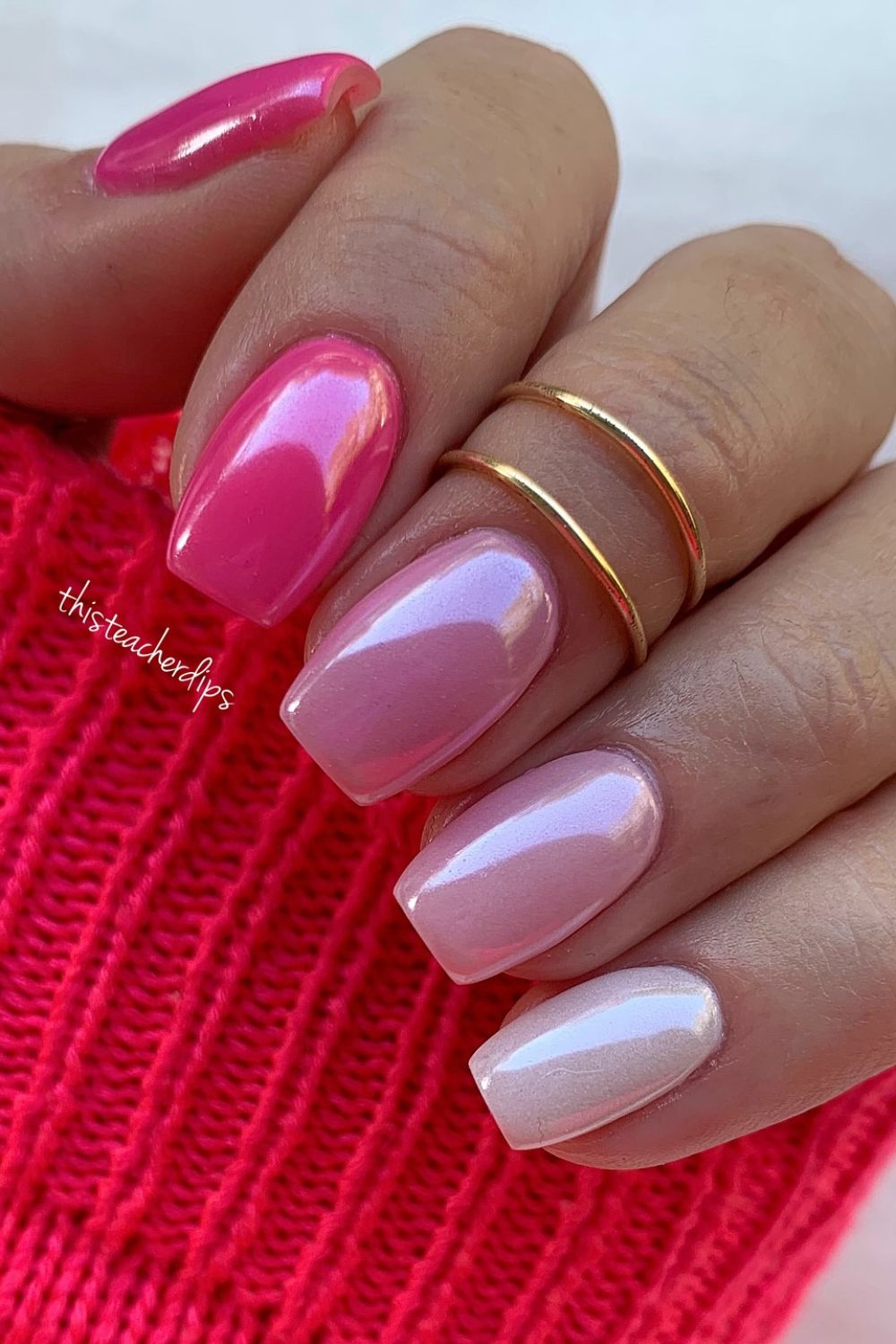 Glossy Pink Gradient