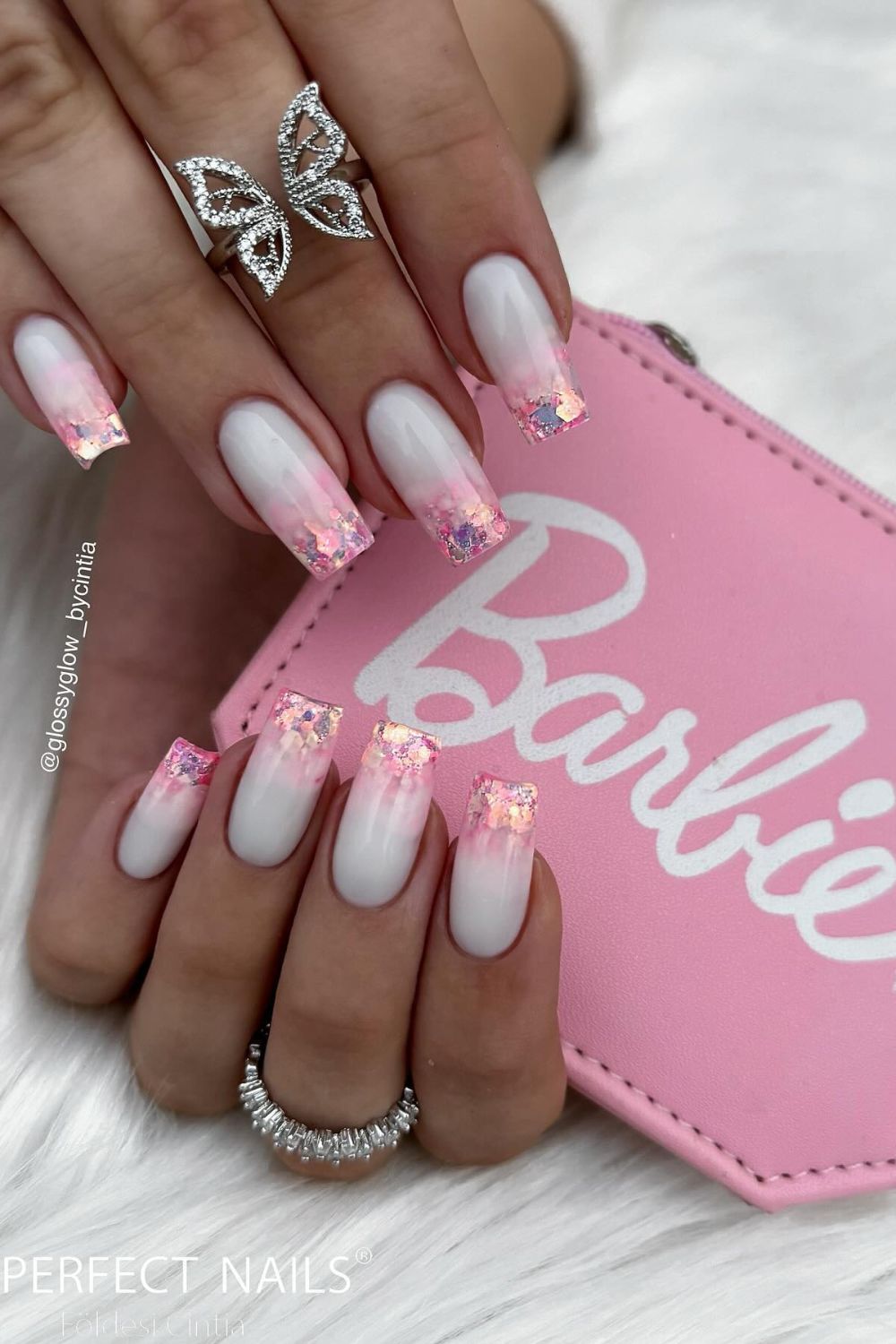 Barbiecore Meets White