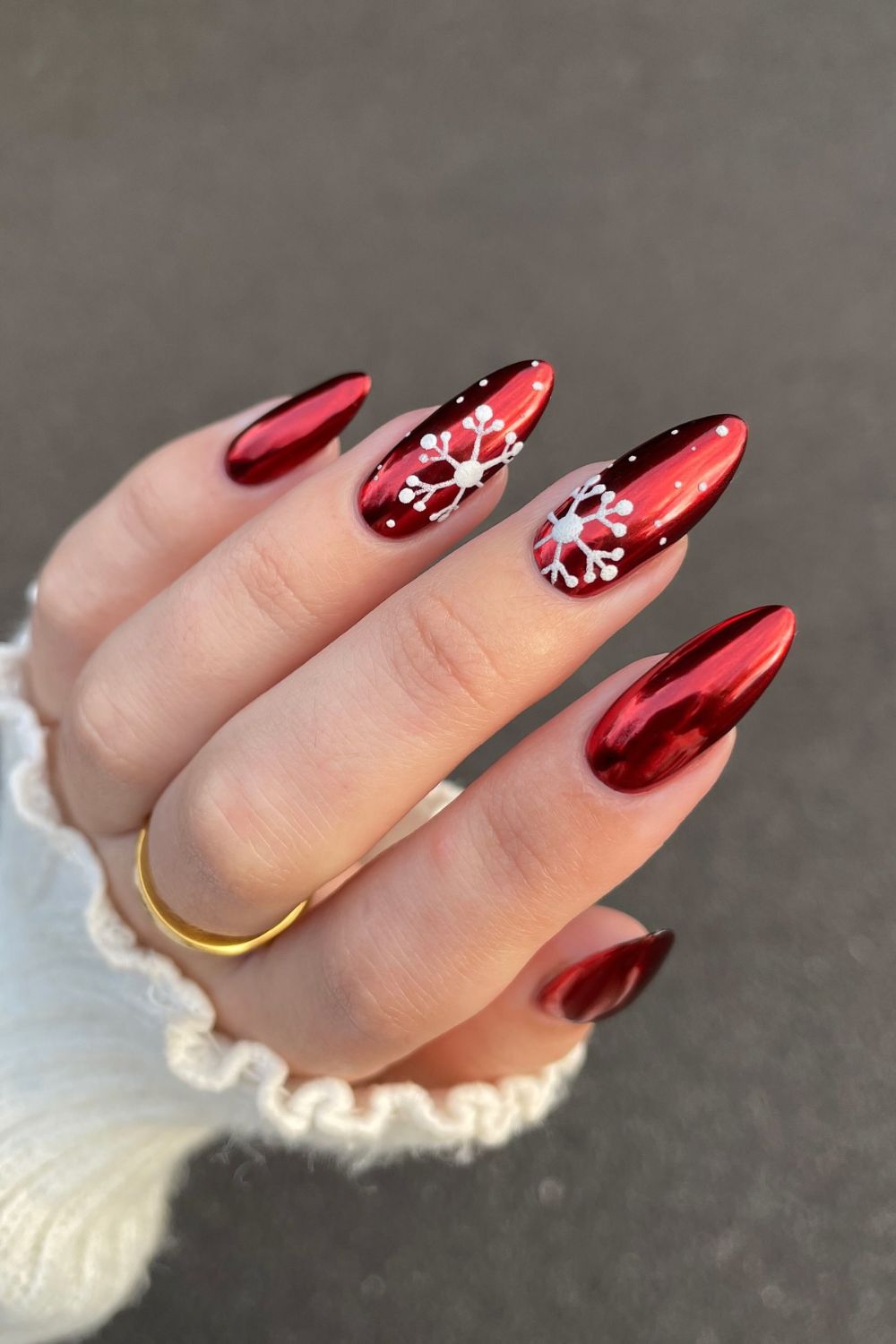 Red Snowflake Glam
