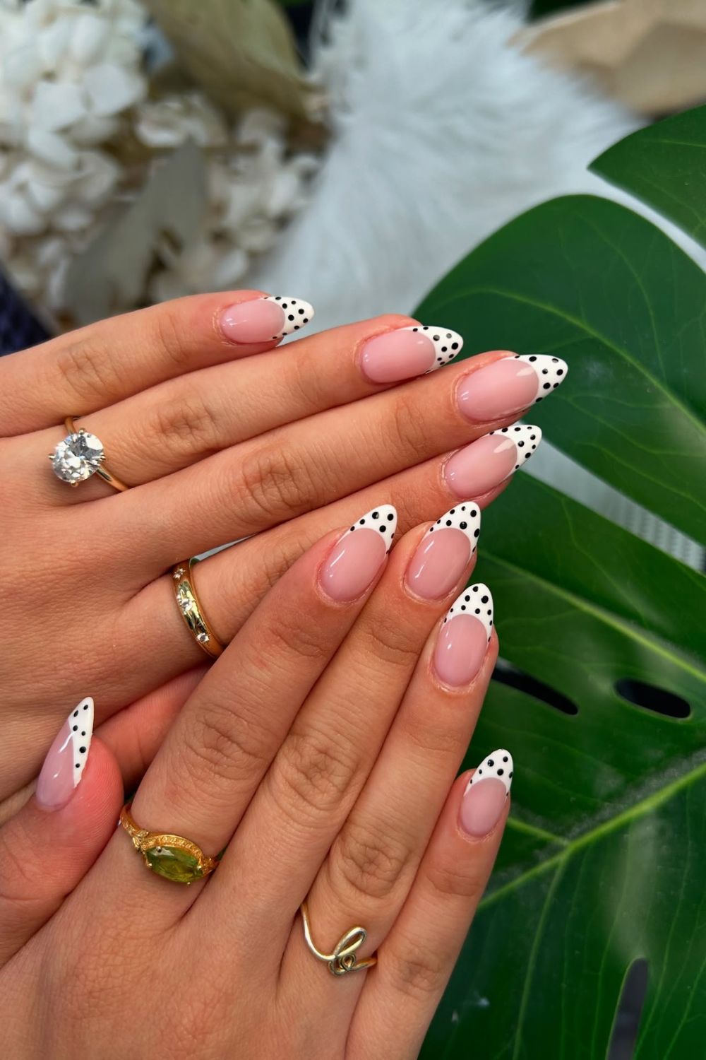 Delicate Floral Dots