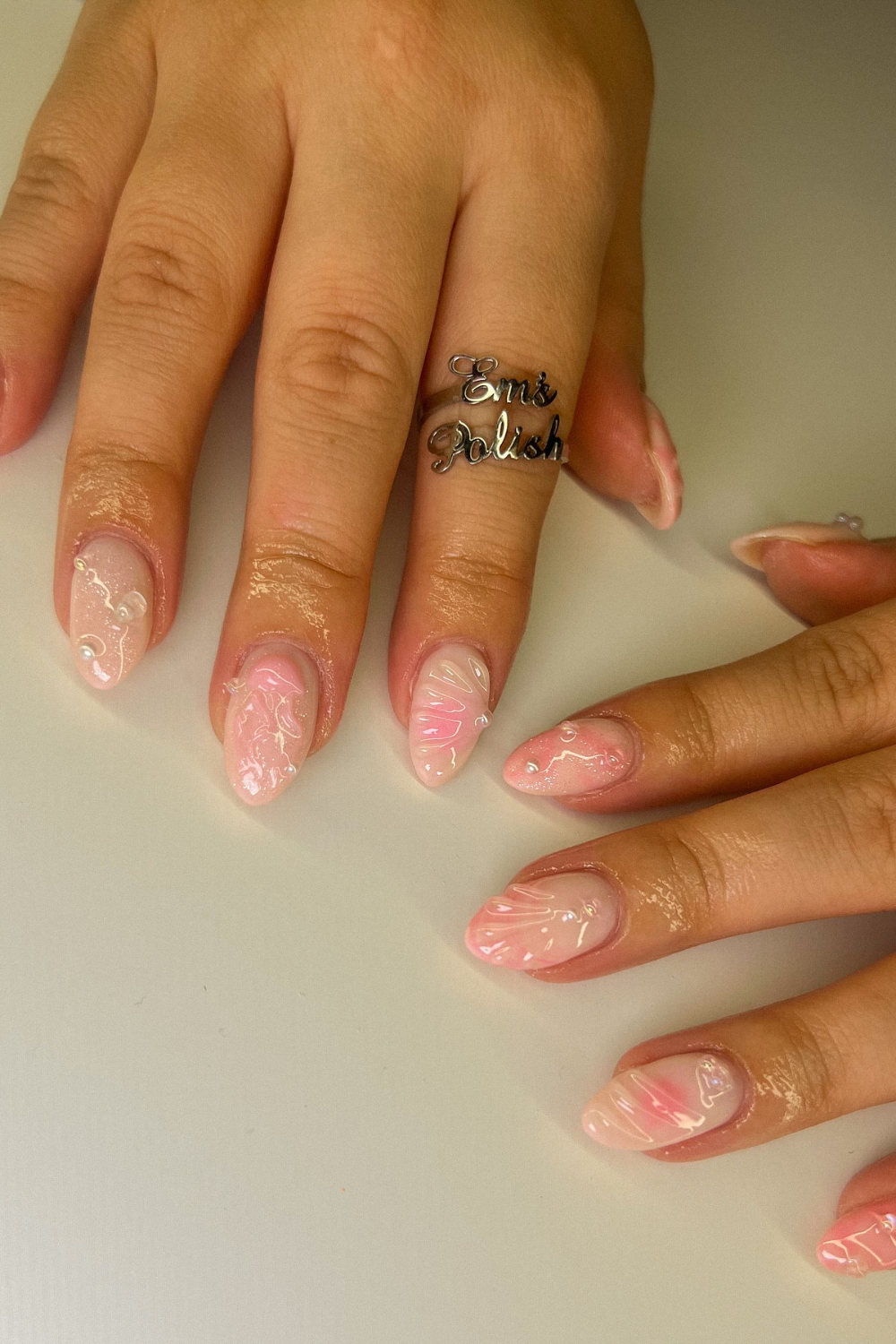 Abstract Pink Whispers