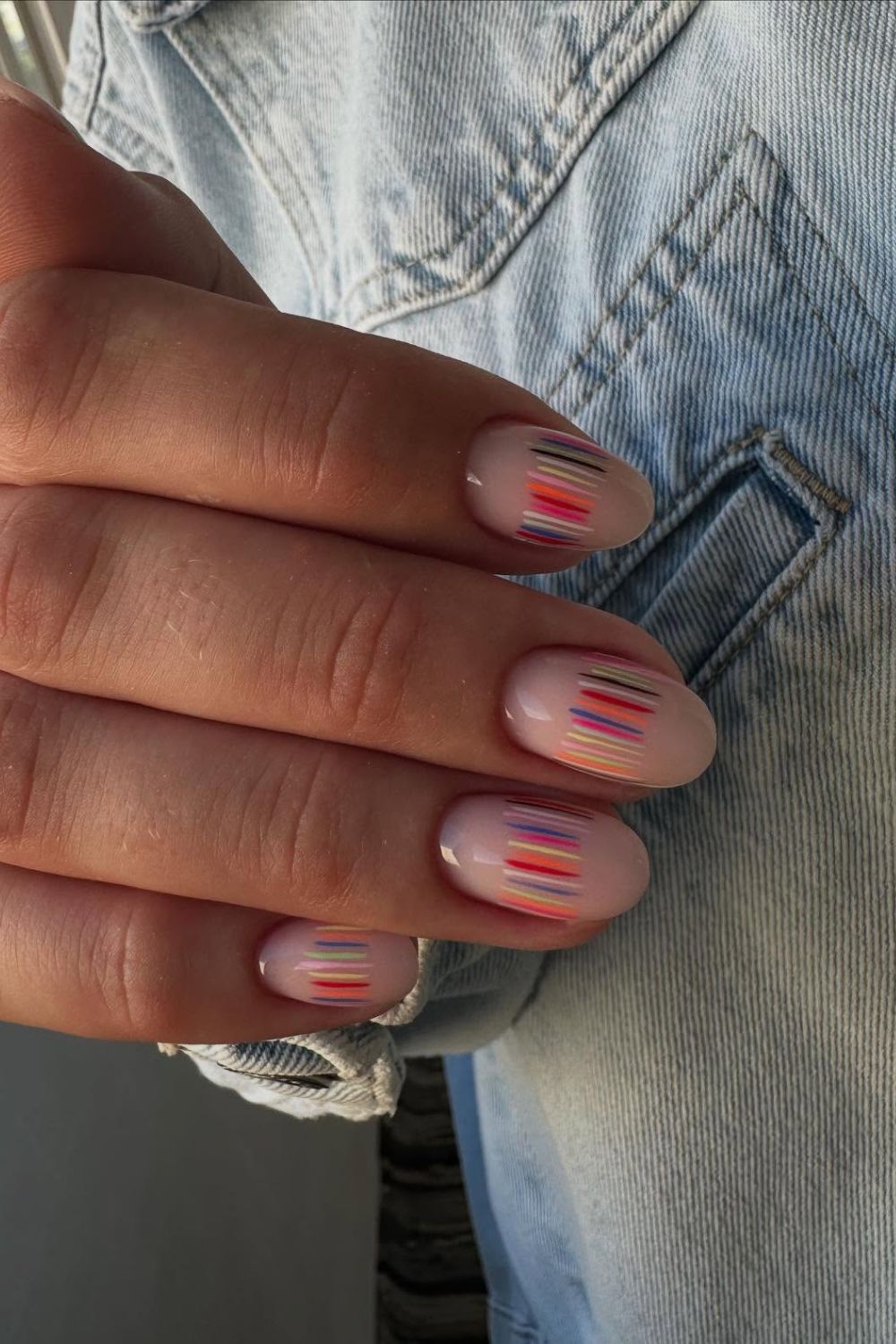 Vertical Rainbow Lines