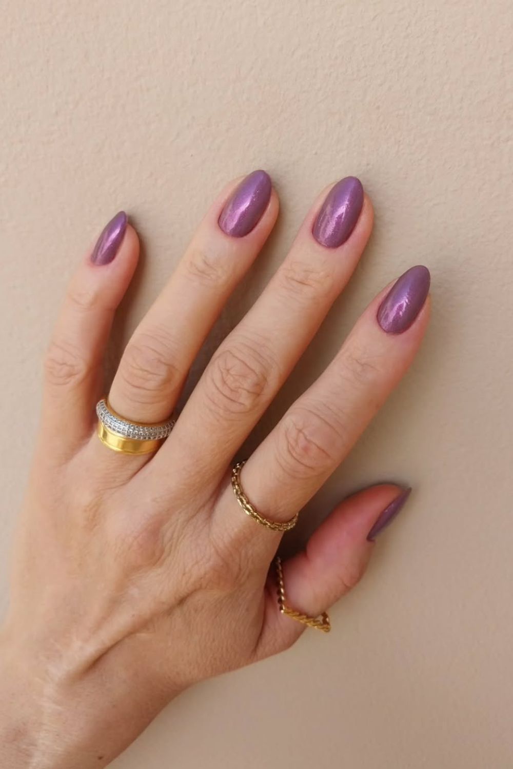 Metallic Mauve Shine
