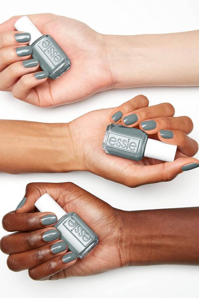 essie green caught in the rain