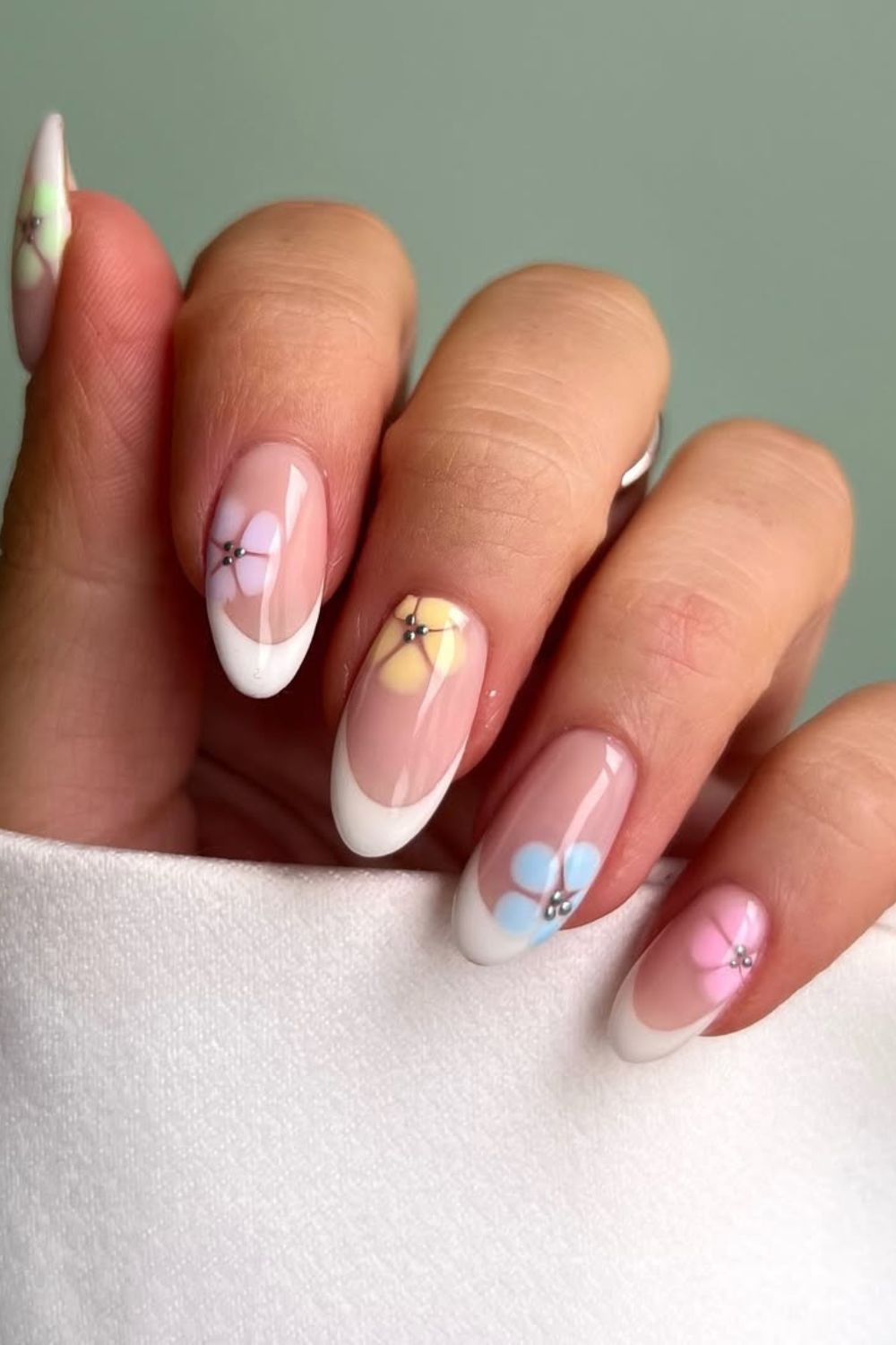 Soft White Petal Tips