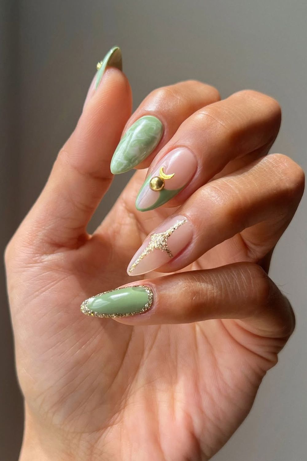 Sage Gold Accent