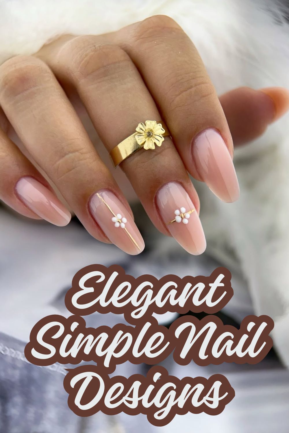 Floral Gold Lines