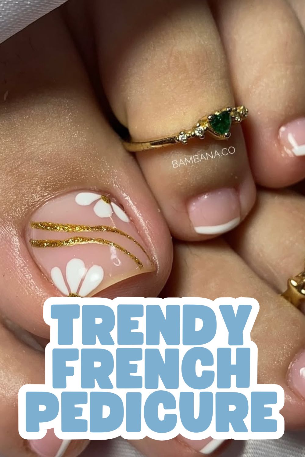 Golden Floral Accent