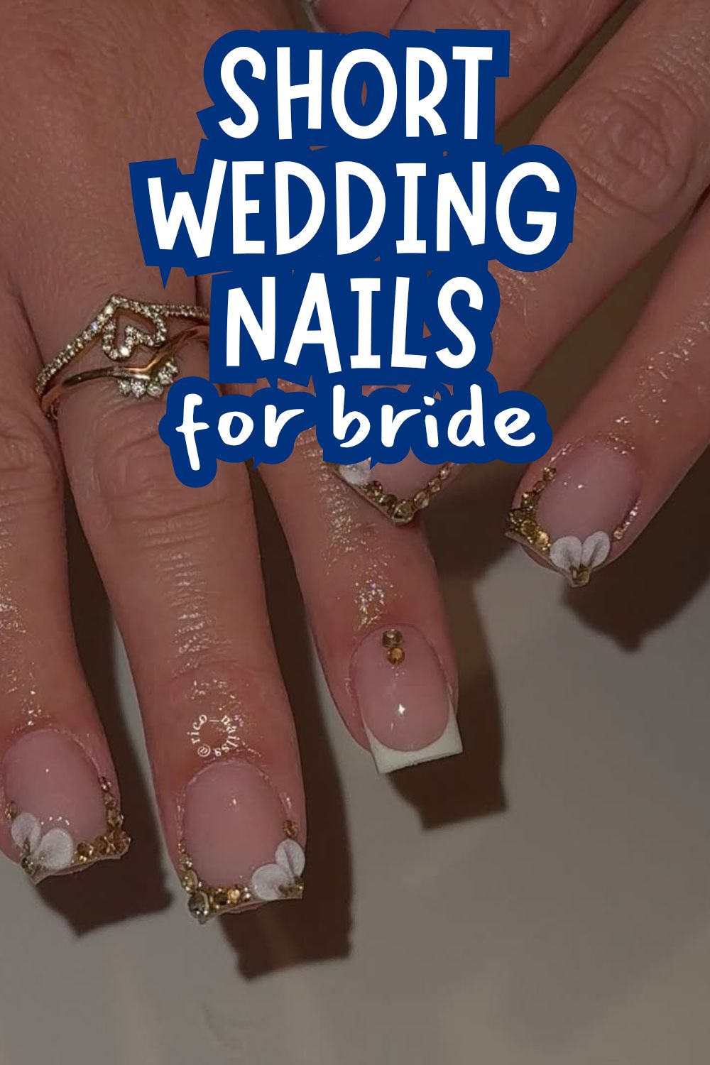 Gold Floral Tips