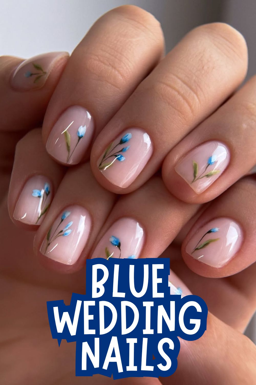 Tiny Blue Florals