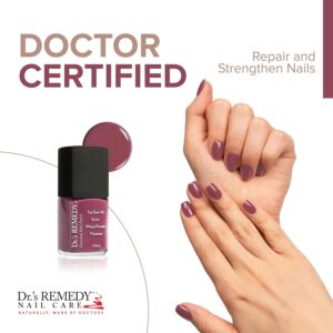 Dr’s Remedy Enriched Nail Polish – BRAVE Berry (24-Free, Doctor-Formulated & Strengthening)