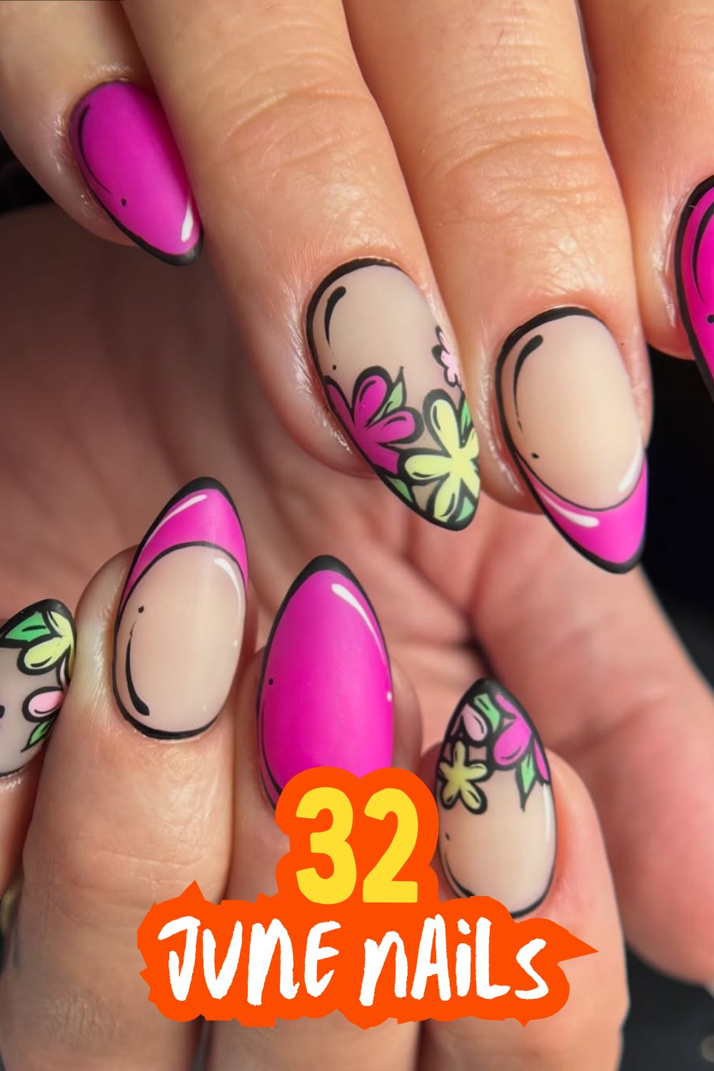 Bold Pink Outline