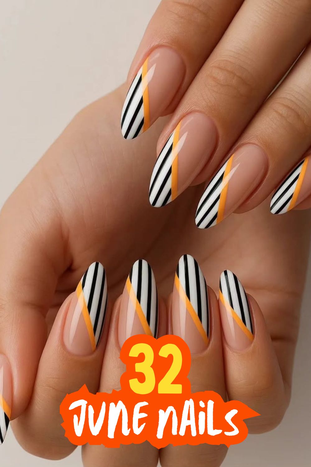 Graphic Stripe Tips
