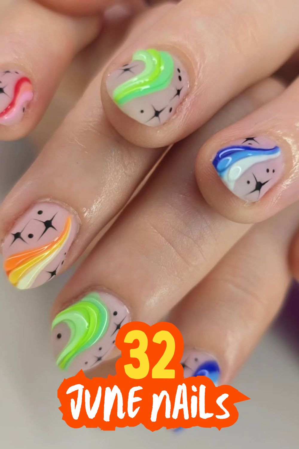 Retro Swirl Tips