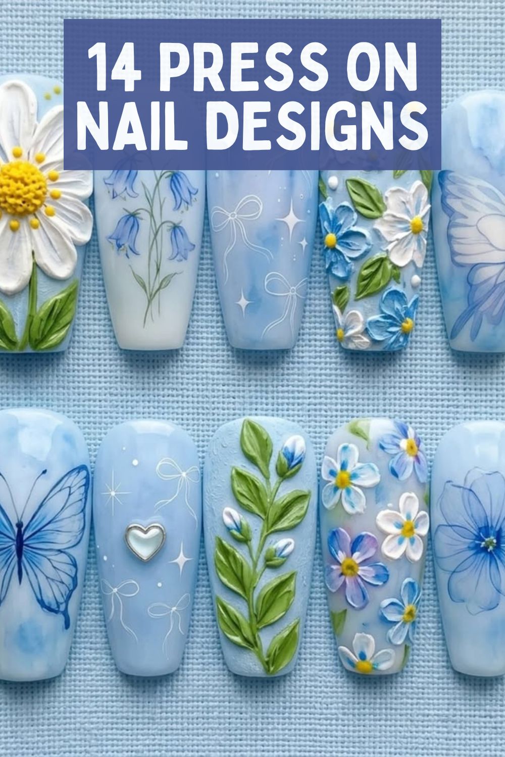 Powder Blue Blooms