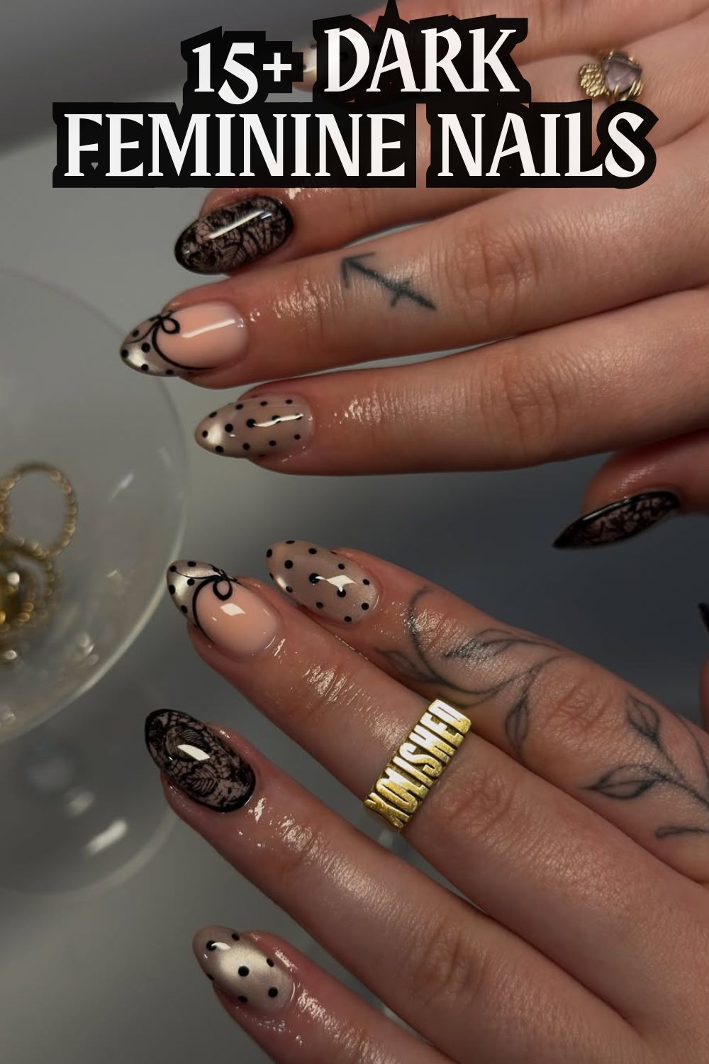 Vintage Lace Dots