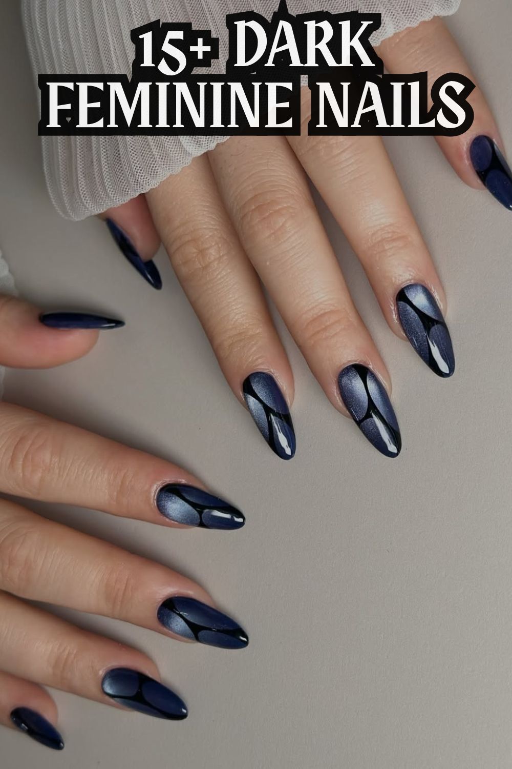 Midnight Sapphire Waves