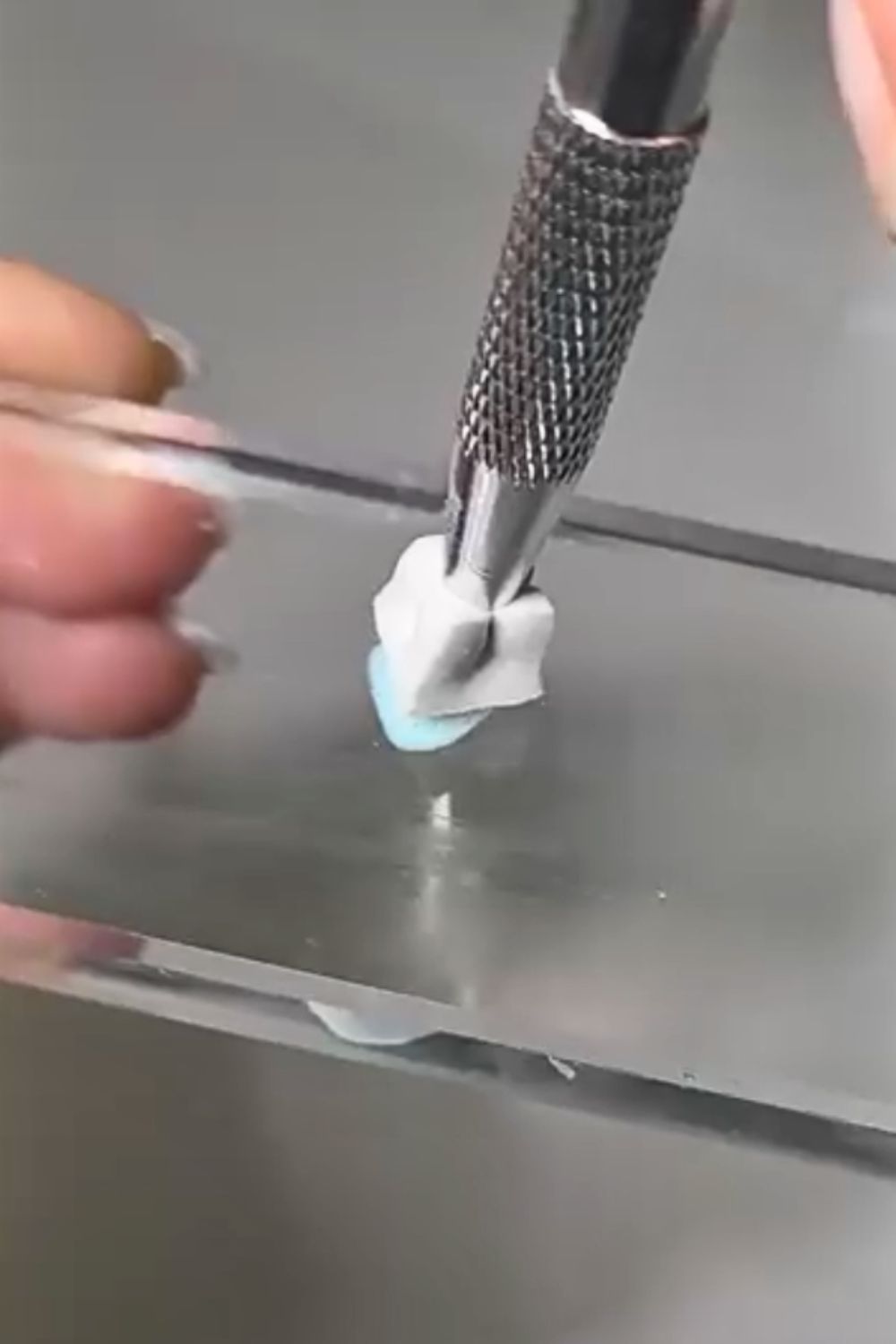 Step 2: Add The First Color To The Sponge