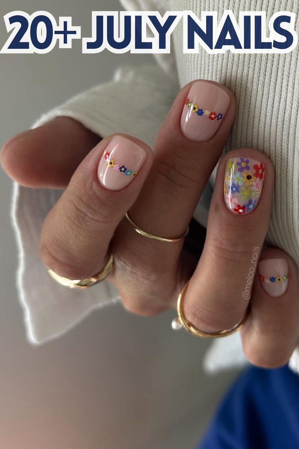 Tiny Floral Chain