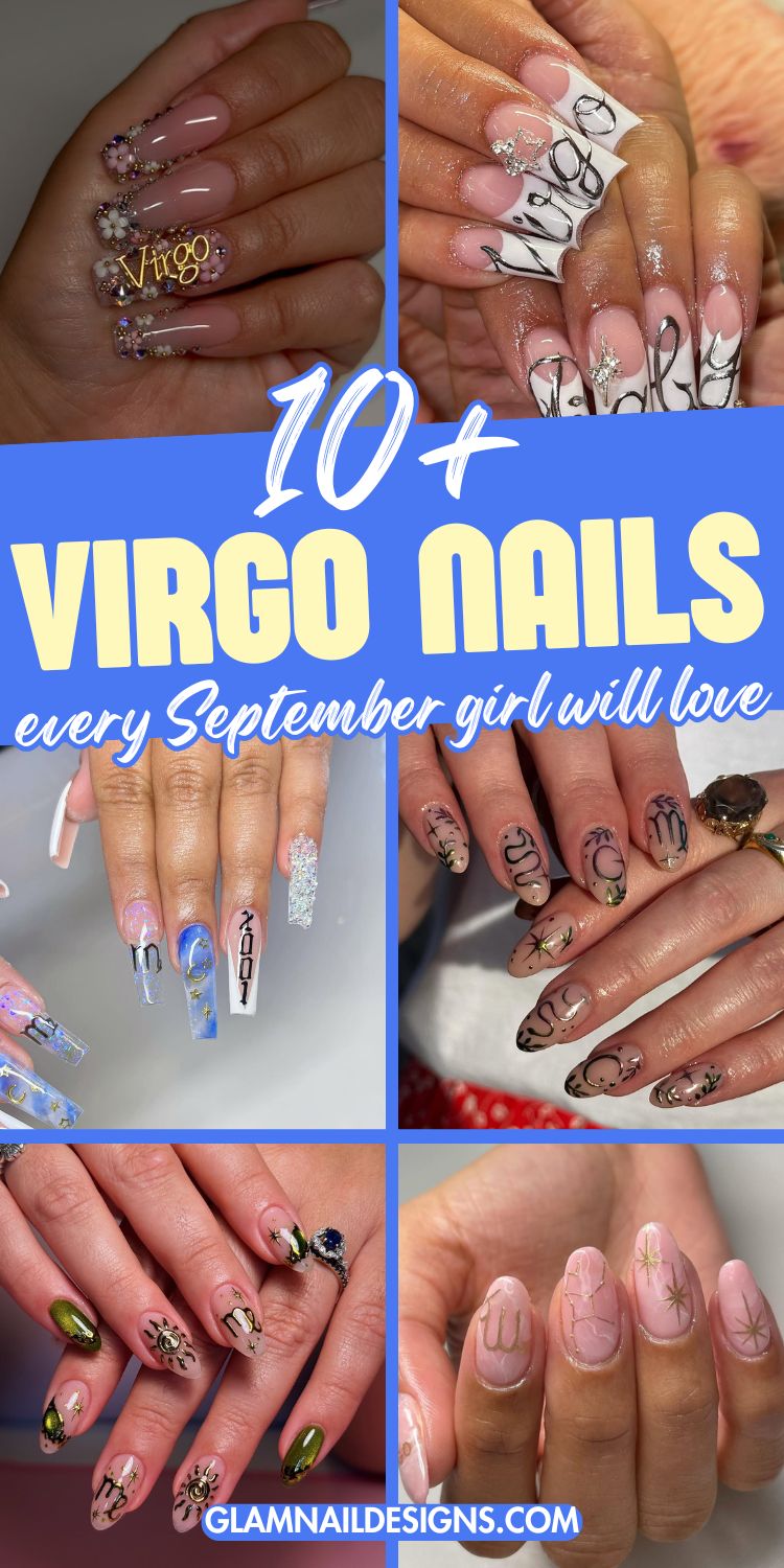 Virgo nails_Pinterest Pin